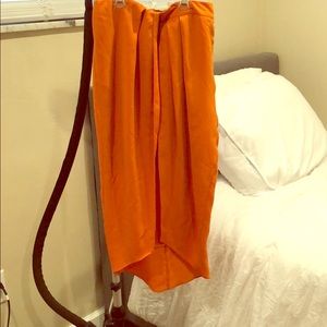 Orange skirt